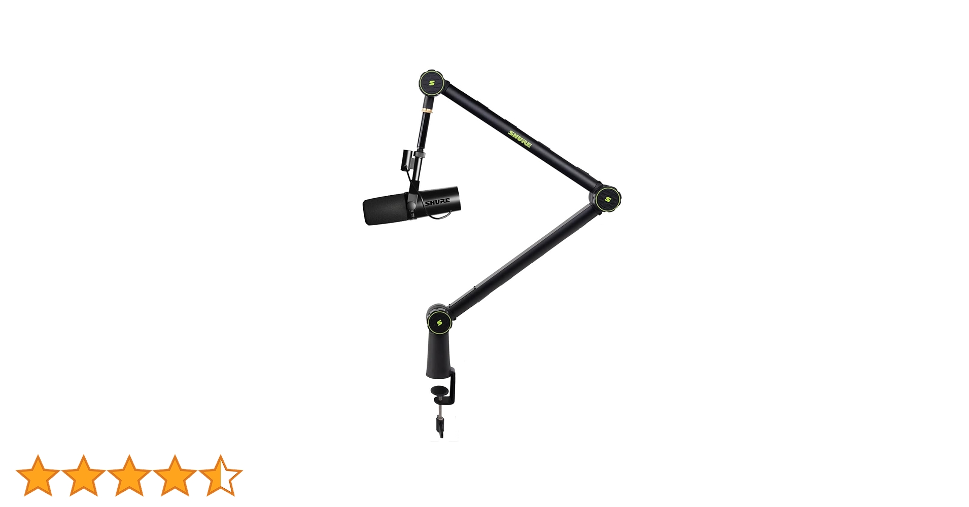 SHURE SM7dB 専用マイクアーム、コード付き SM7dB and Boom Arm - SM7dB and Boom Arm Bundle - Shure USA
